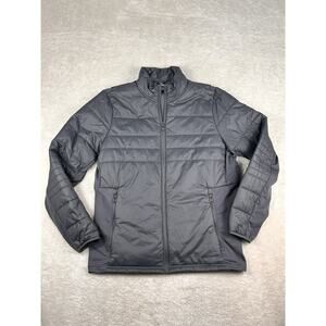 Under Armour Golf Jacket Mens Sz M Grey Circuit Insulated Storm Full Zip